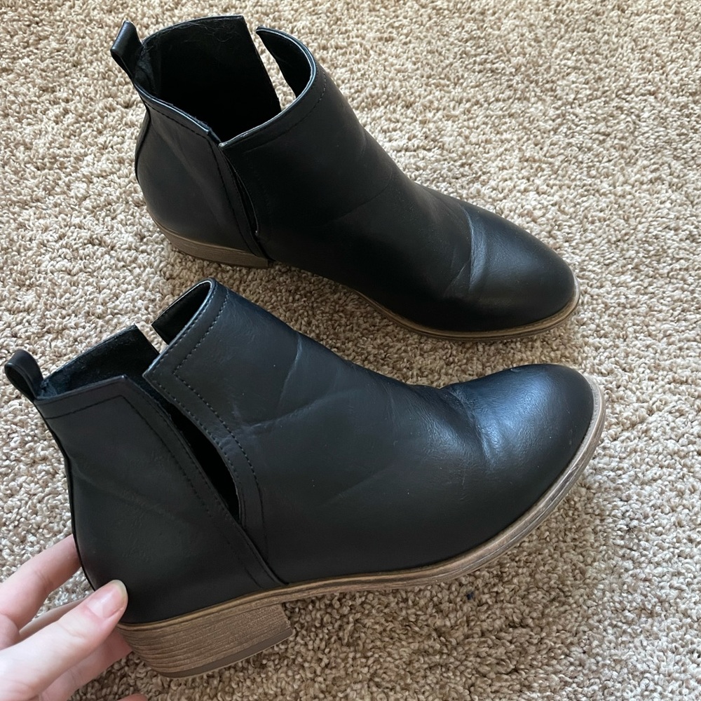 Black booties